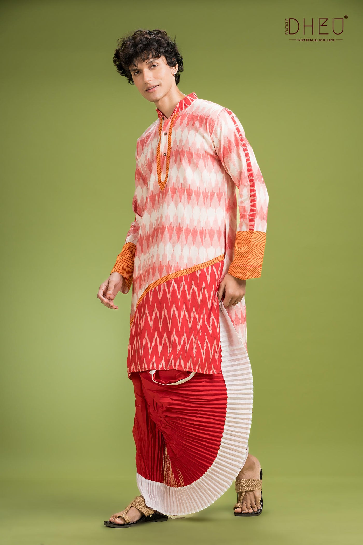Exclusive Designer Kurta Dhoti(Optional) Set