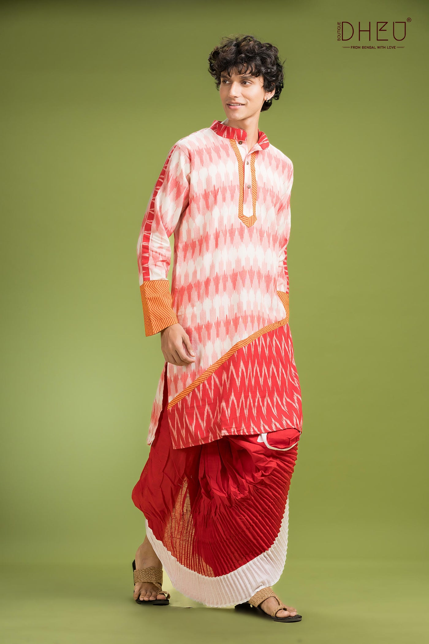 Exclusive Designer Kurta Dhoti(Optional) Set