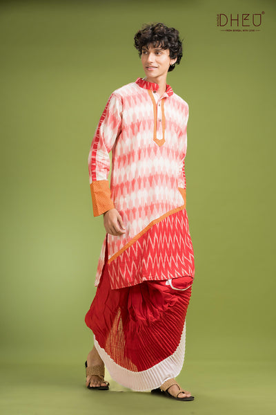 Exclusive Designer Kurta Dhoti(Optional) Set