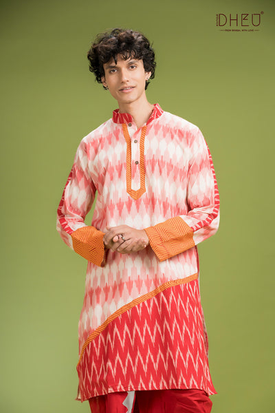 Exclusive Designer Kurta Dhoti(Optional) Set