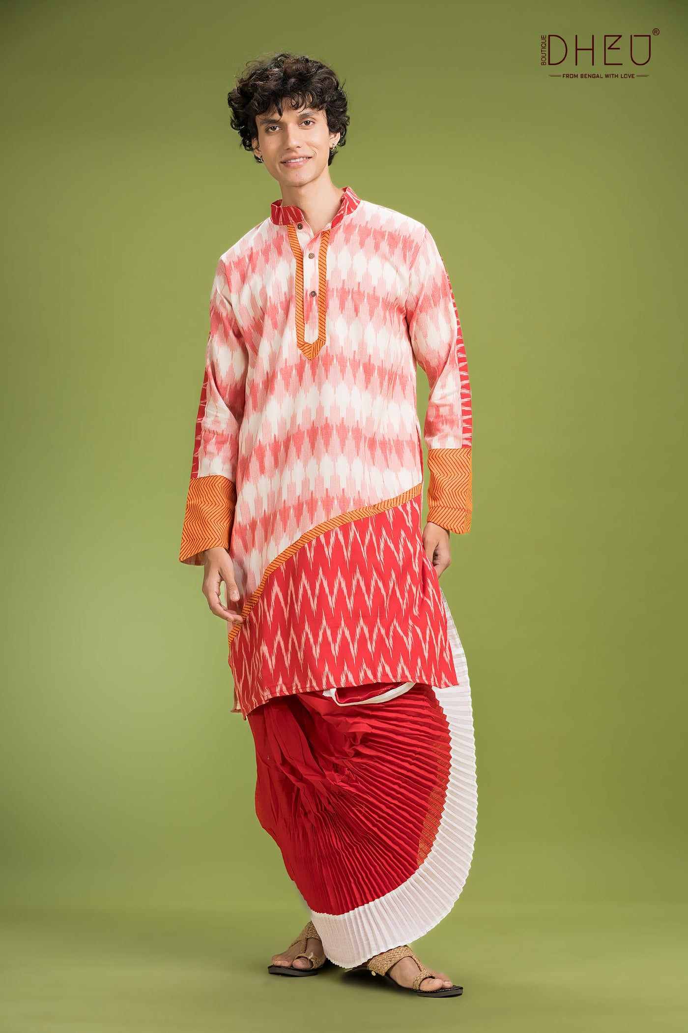 Exclusive Designer Kurta Dhoti(Optional) Set