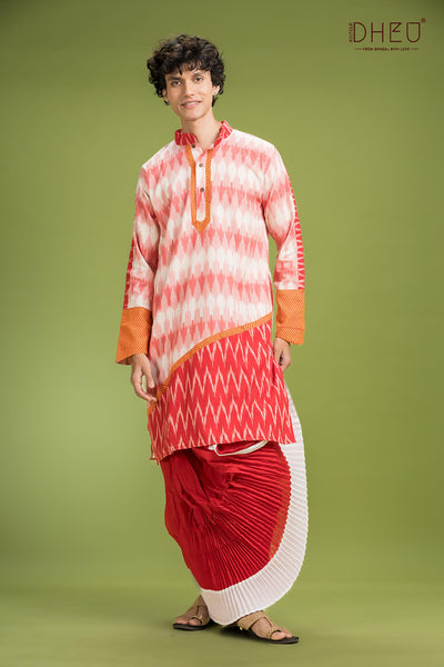 Exclusive Designer Kurta Dhoti(Optional) Set