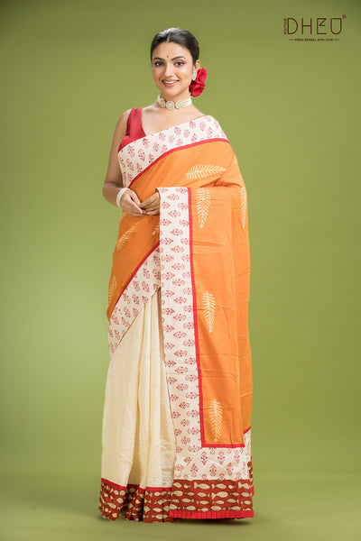 Dheu Signature Saree & Kurta Couple Set