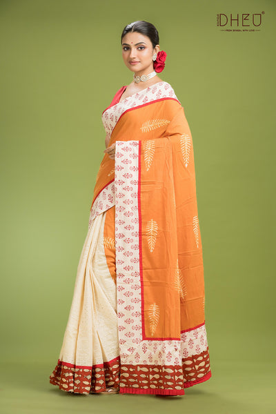 Dheu Signature Saree & Kurta Couple Set