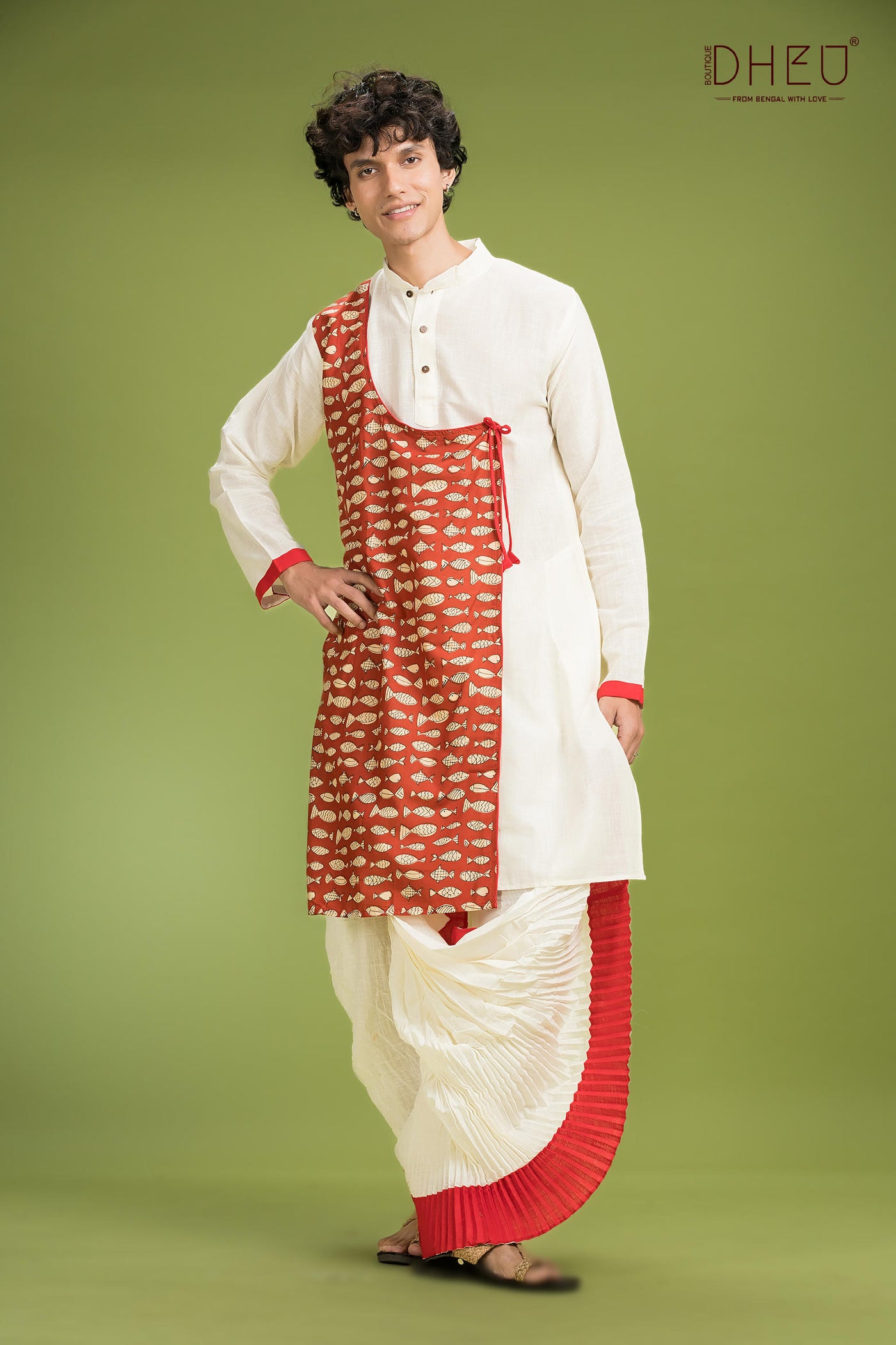 Dheu Signature Saree & Kurta Couple Set
