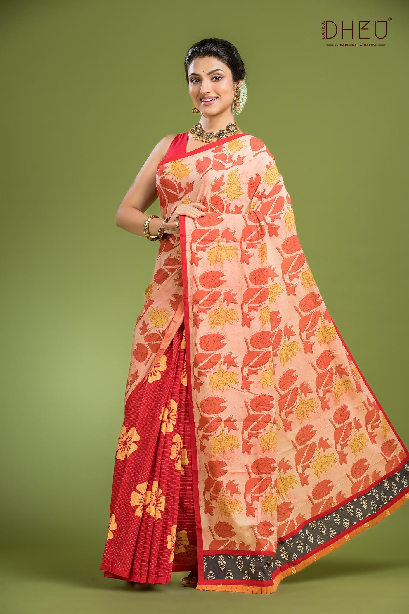 Dheu Signature Saree & Kurta Couple Set