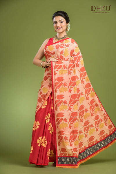 Dheu Signature Saree & Kurta Couple Set