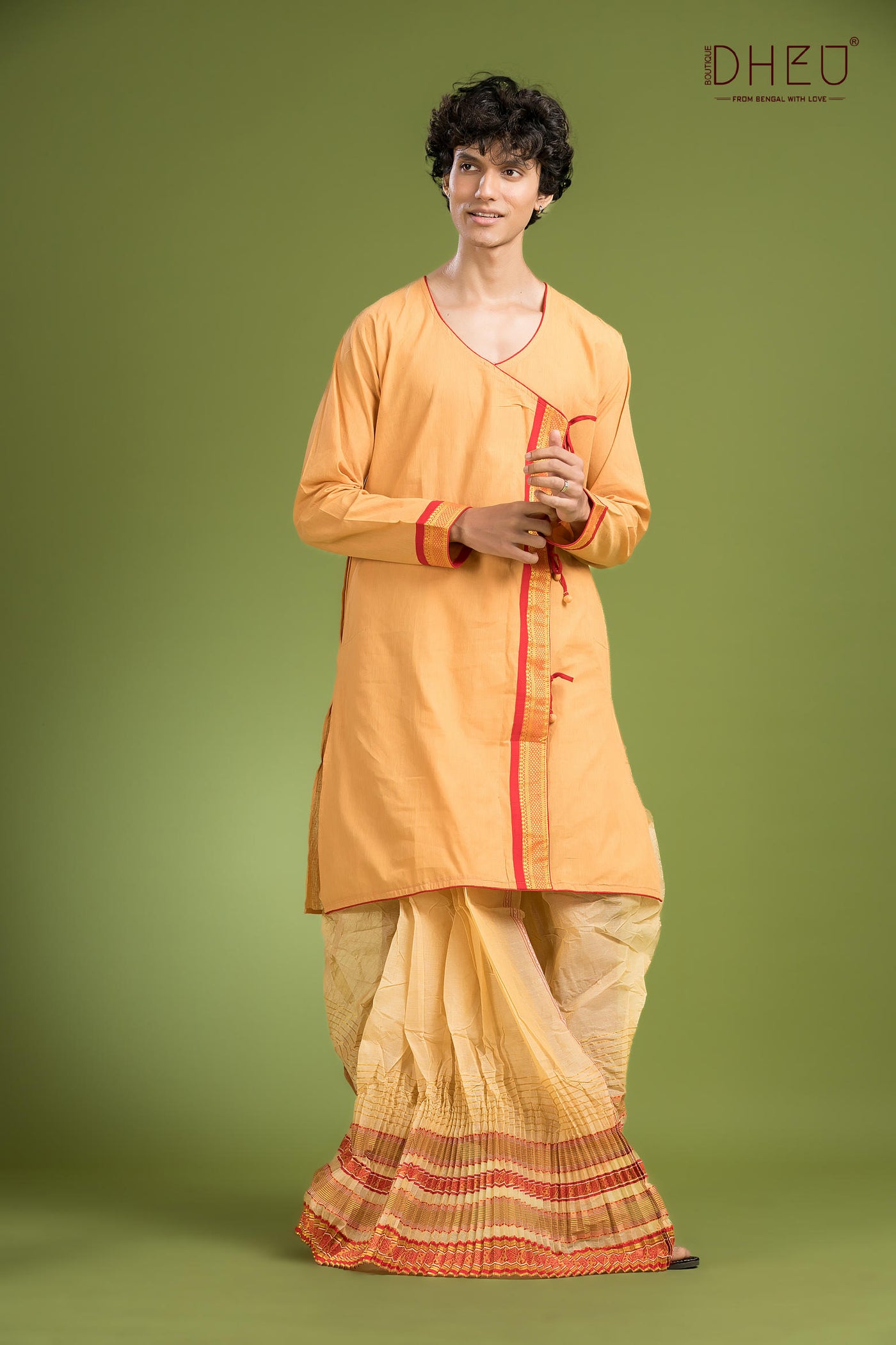 Dheu Signature Saree & Kurta Couple Set