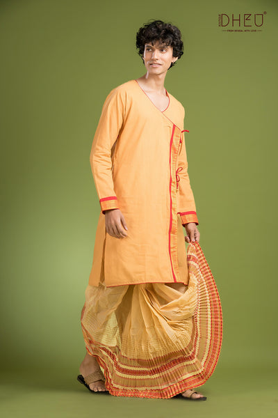 Dheu Signature Saree & Kurta Couple Set