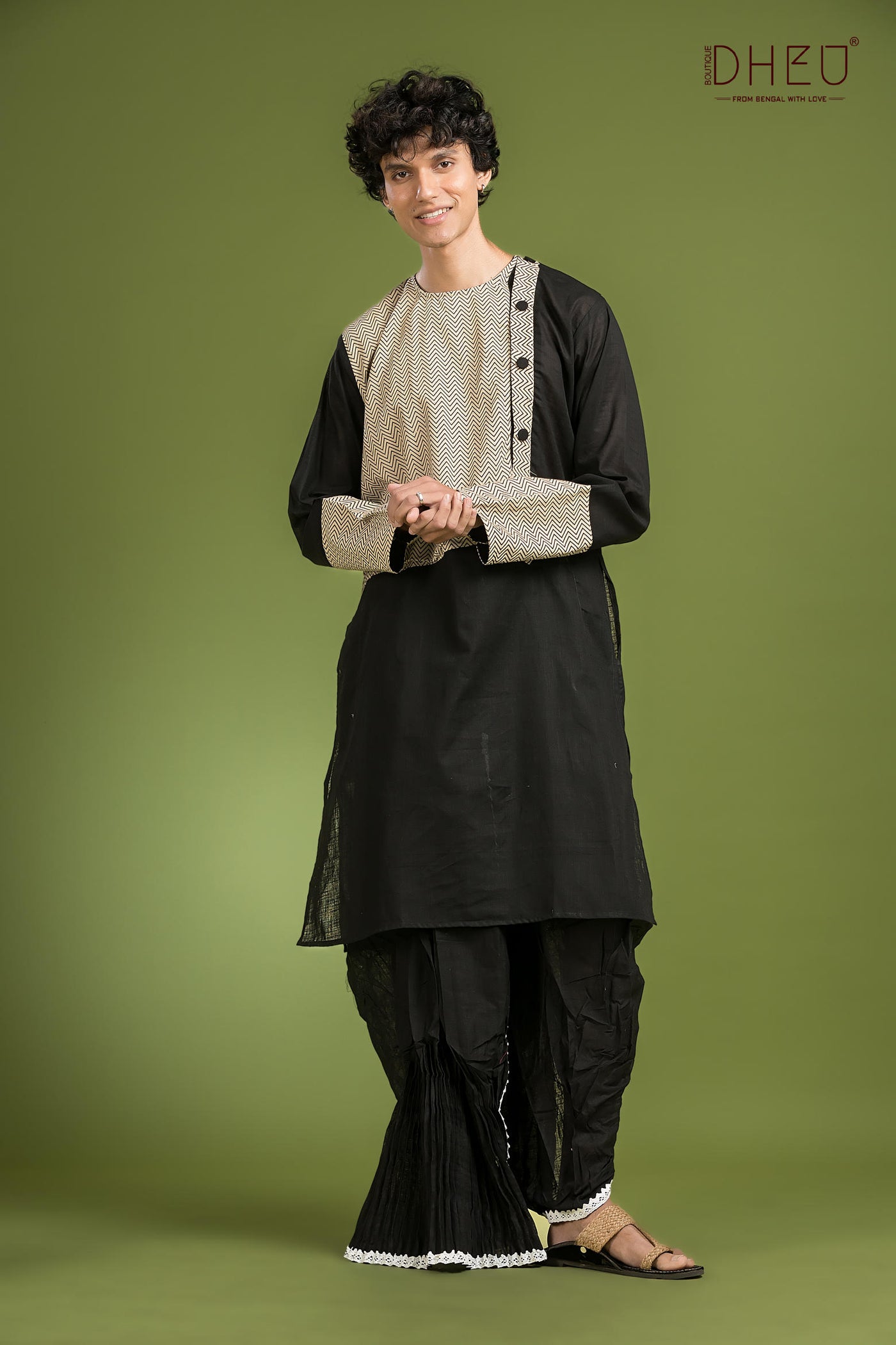 Exclusive Designer Kurta Dhoti(Optional) Set