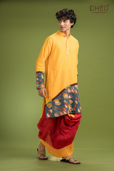Dheu Signature Saree & Kurta Couple Set
