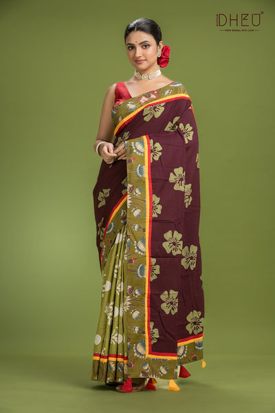 Dheu Signature Saree & Kurta Couple Set