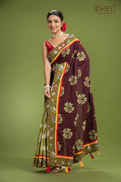 Dheu Signature Saree & Kurta Couple Set