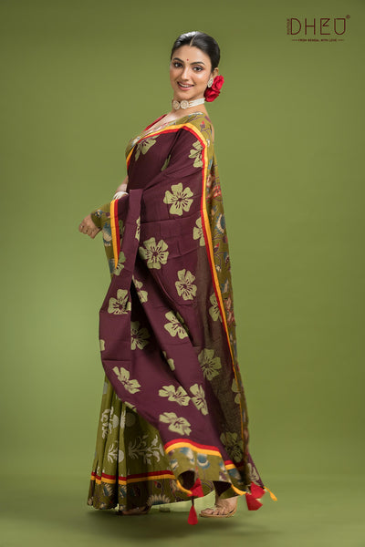 Dheu Signature Saree & Kurta Couple Set