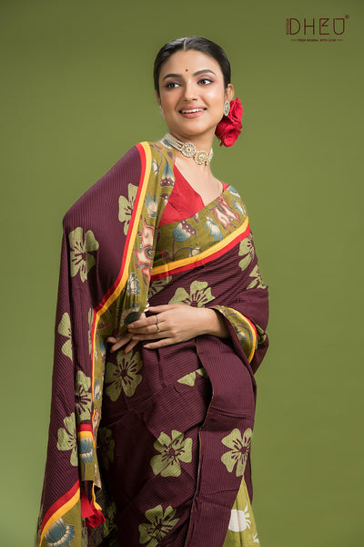 Dheu Signature Saree & Kurta Couple Set