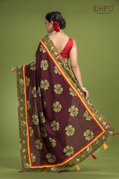 Dheu Signature Saree & Kurta Couple Set