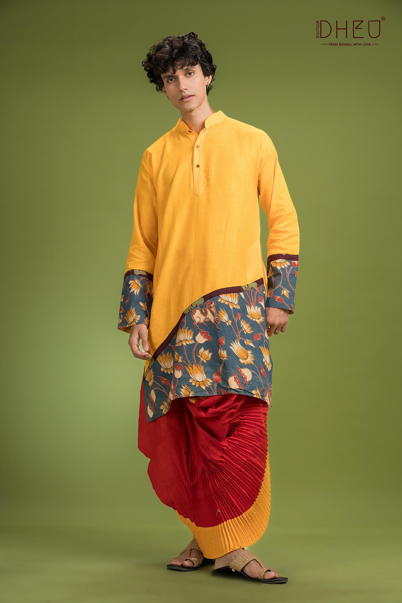 Dheu Signature Saree & Kurta Couple Set