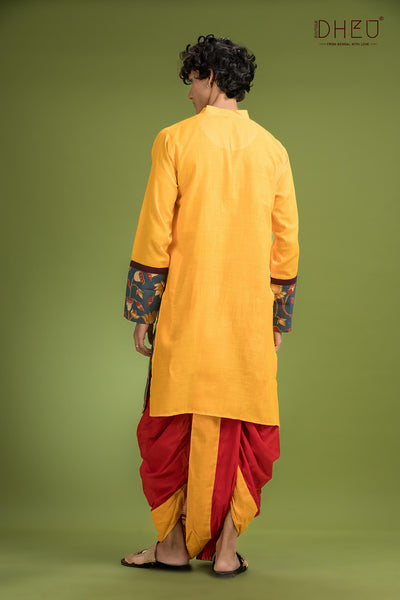 Dheu Signature Saree & Kurta Couple Set