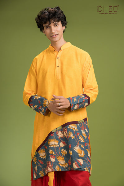 Dheu Signature Saree & Kurta Couple Set