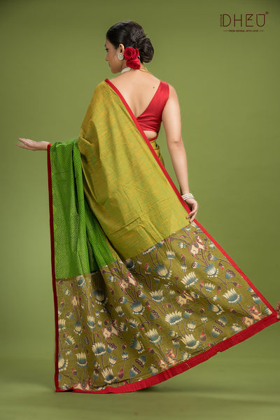 Dheu Signature Saree & Kurta Couple Set