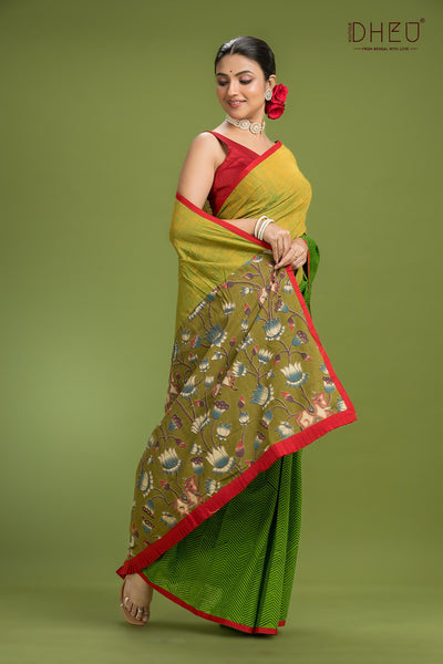 Dheu Signature Saree & Kurta Couple Set
