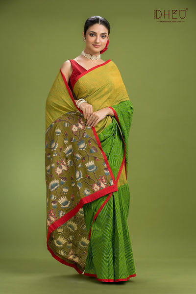 Dheu Signature Saree & Kurta Couple Set