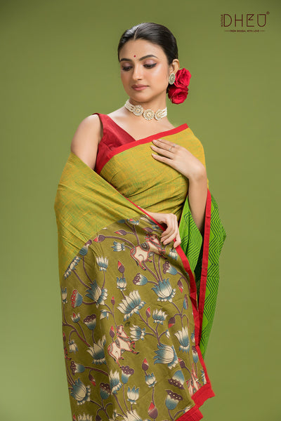 Dheu Signature Saree & Kurta Couple Set