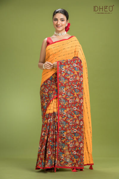 Dheu Signature Saree & Kurta Couple Set