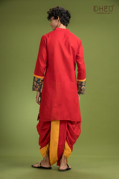 Dheu Signature Saree & Kurta Couple Set