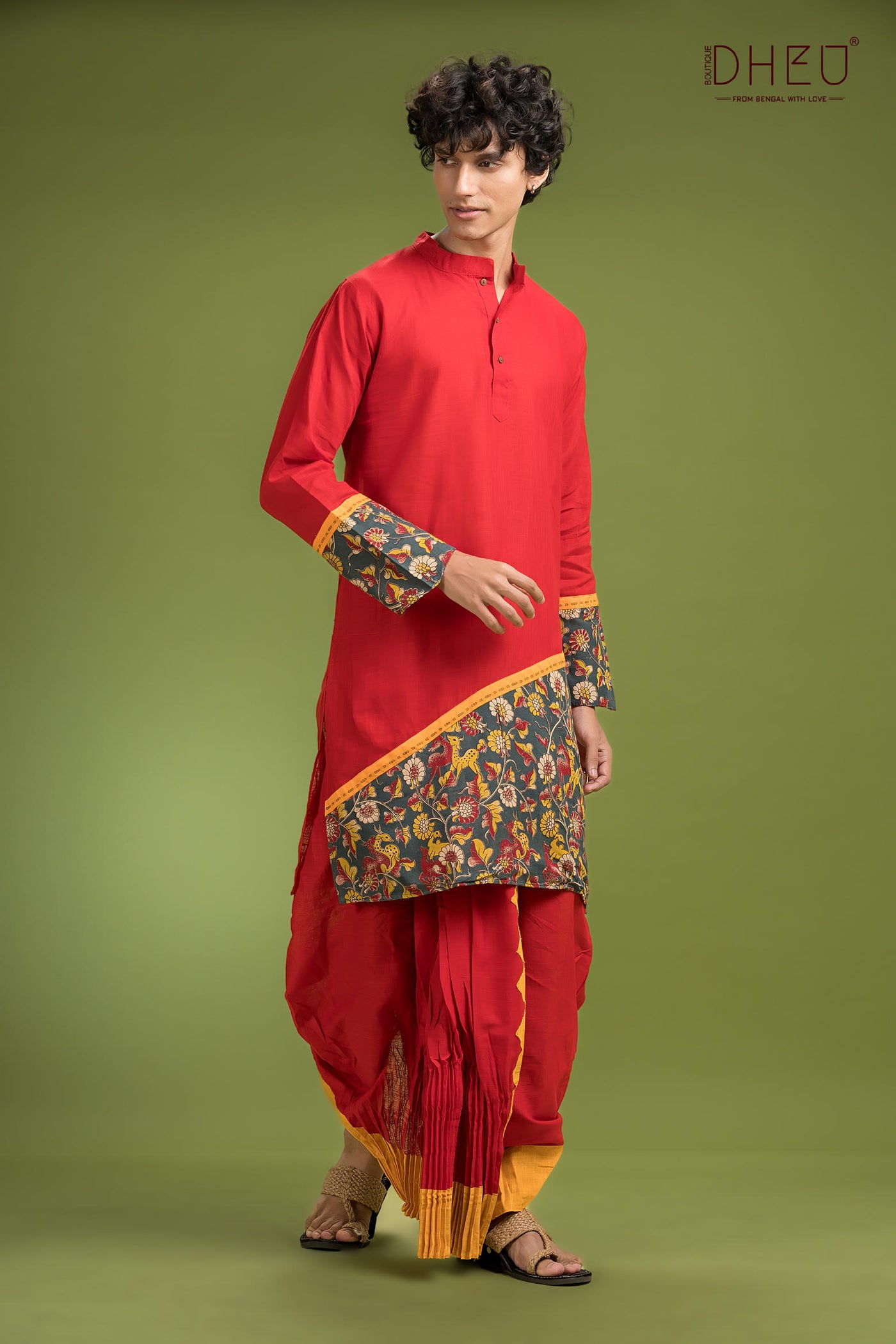 Dheu Signature Saree & Kurta Couple Set