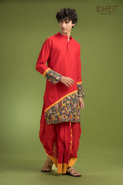 Dheu Signature Saree & Kurta Couple Set