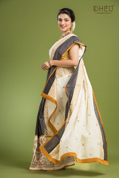Exclusive Designer Mekhela Sador