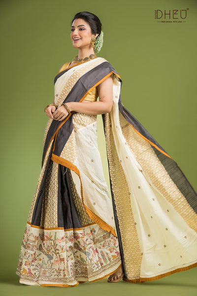 Exclusive Designer Mekhela Sador
