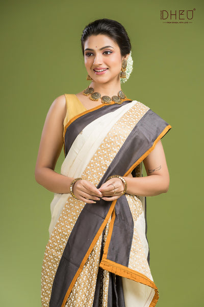 Exclusive Designer Mekhela Sador