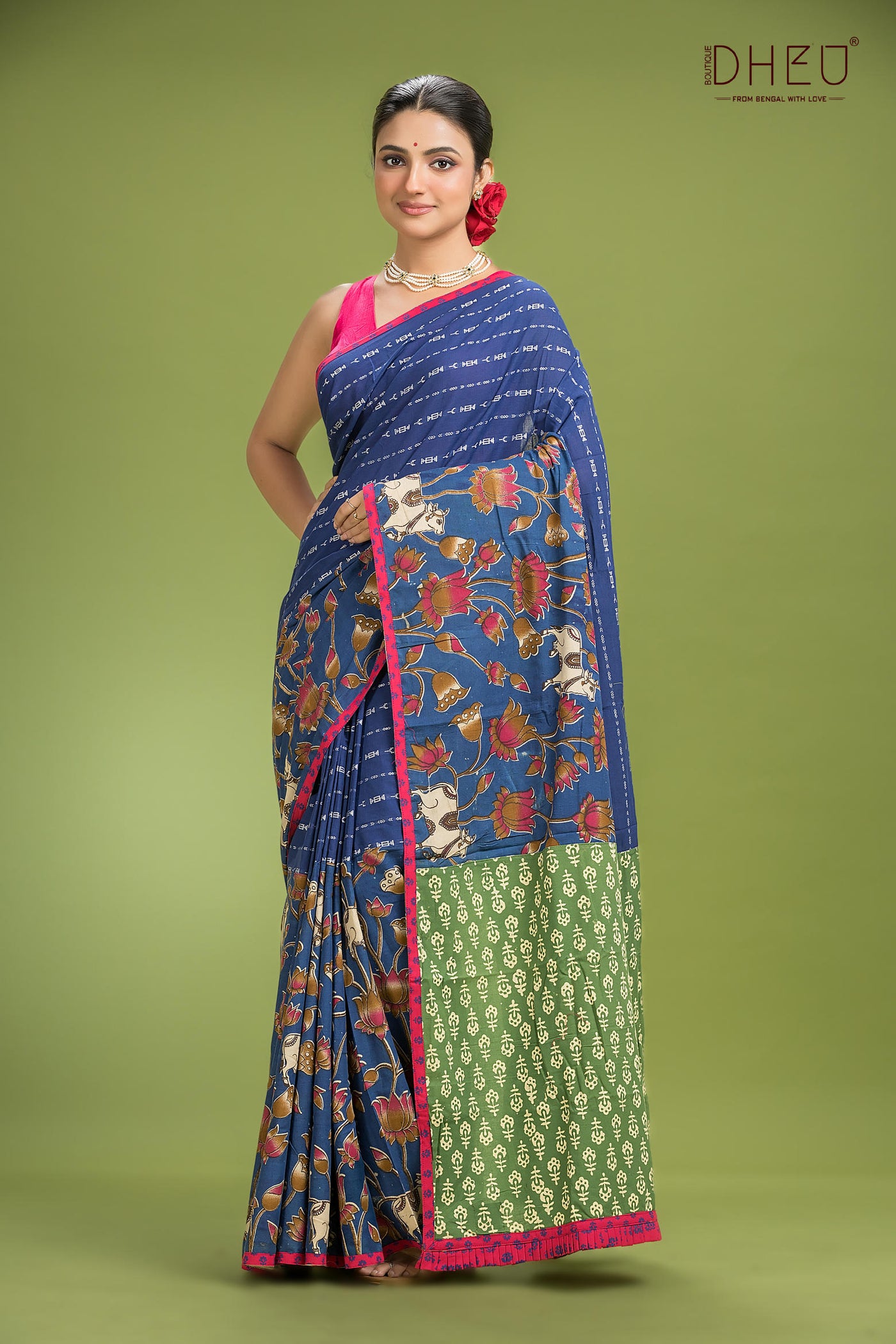 Dheu Signature Saree & Kurta Couple Set