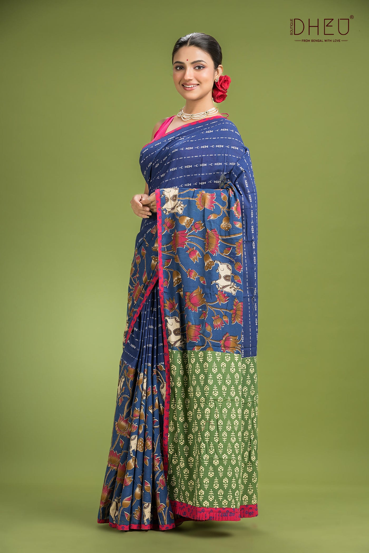 Dheu Signature Saree & Kurta Couple Set