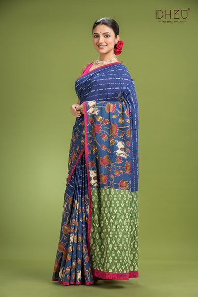 Dheu Signature Saree & Kurta Couple Set