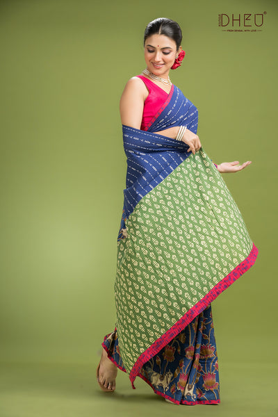 Dheu Signature Saree & Kurta Couple Set