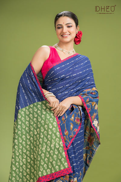 Dheu Signature Saree & Kurta Couple Set