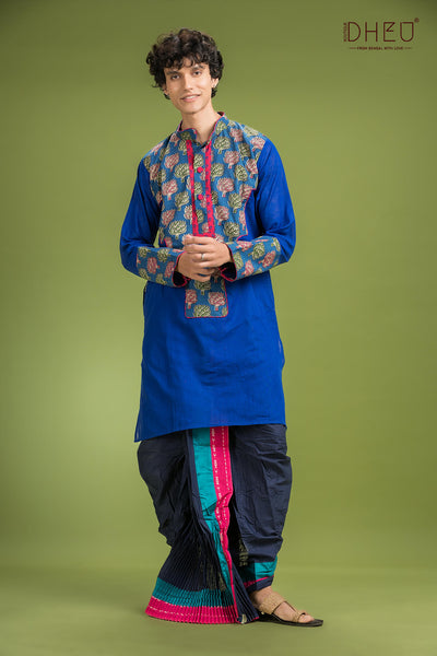 Dheu Signature Saree & Kurta Couple Set