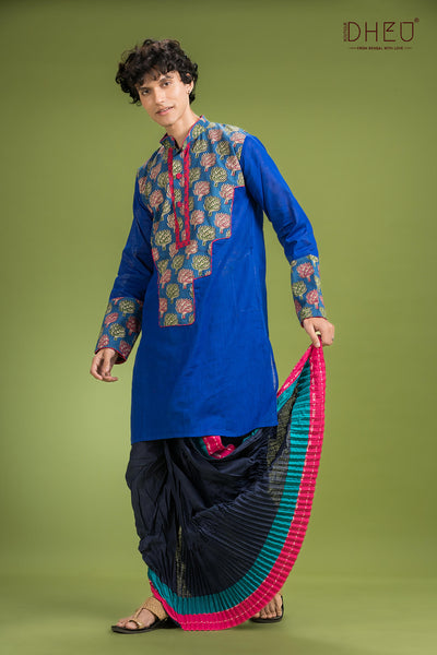 Dheu Signature Saree & Kurta Couple Set
