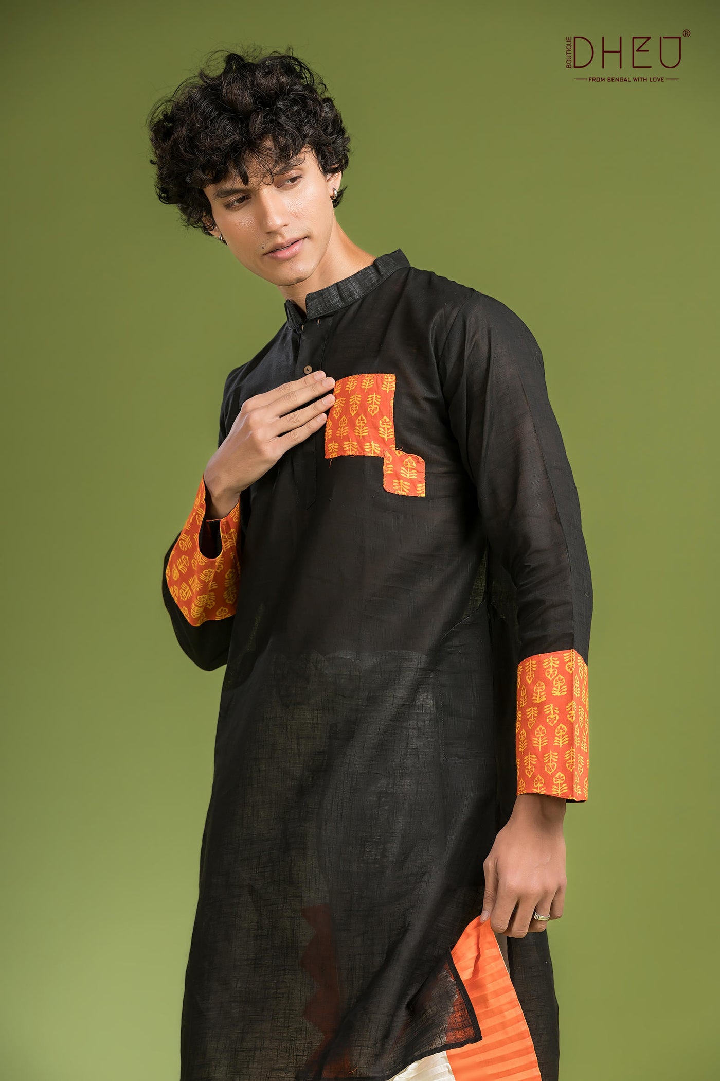 Dheu Signature Saree & Kurta Couple Set