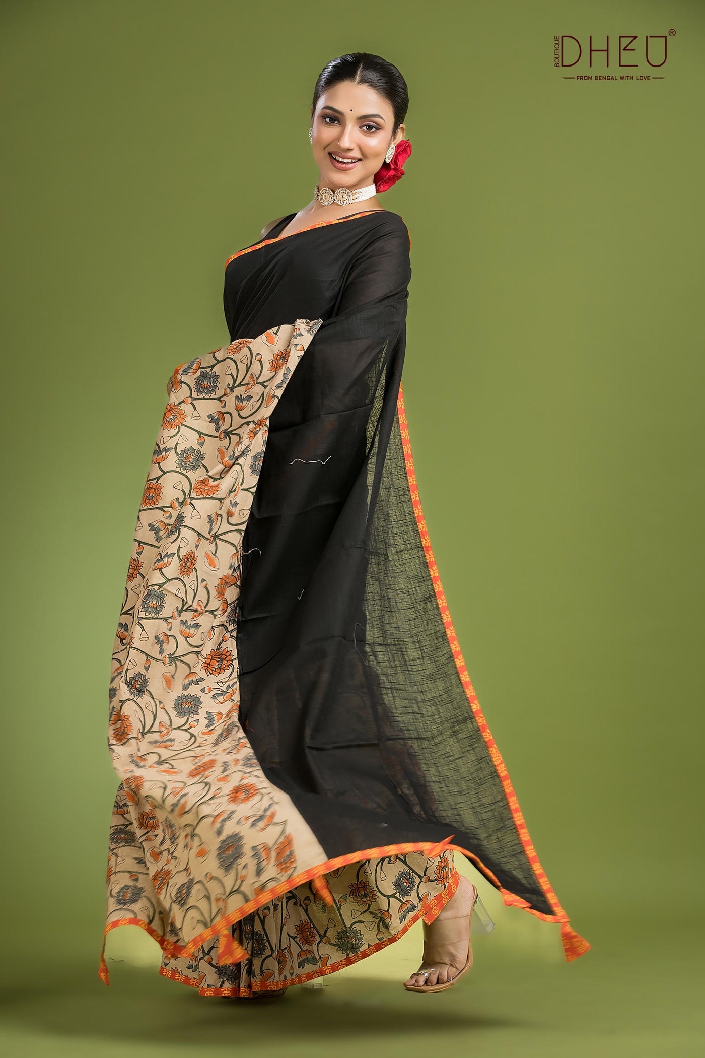Dheu Signature Saree & Kurta Couple Set