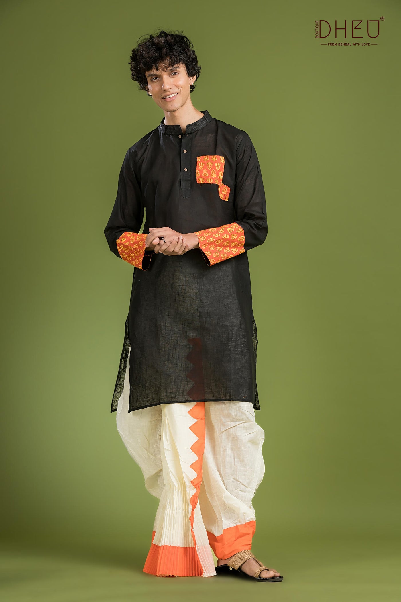 Dheu Signature Saree & Kurta Couple Set