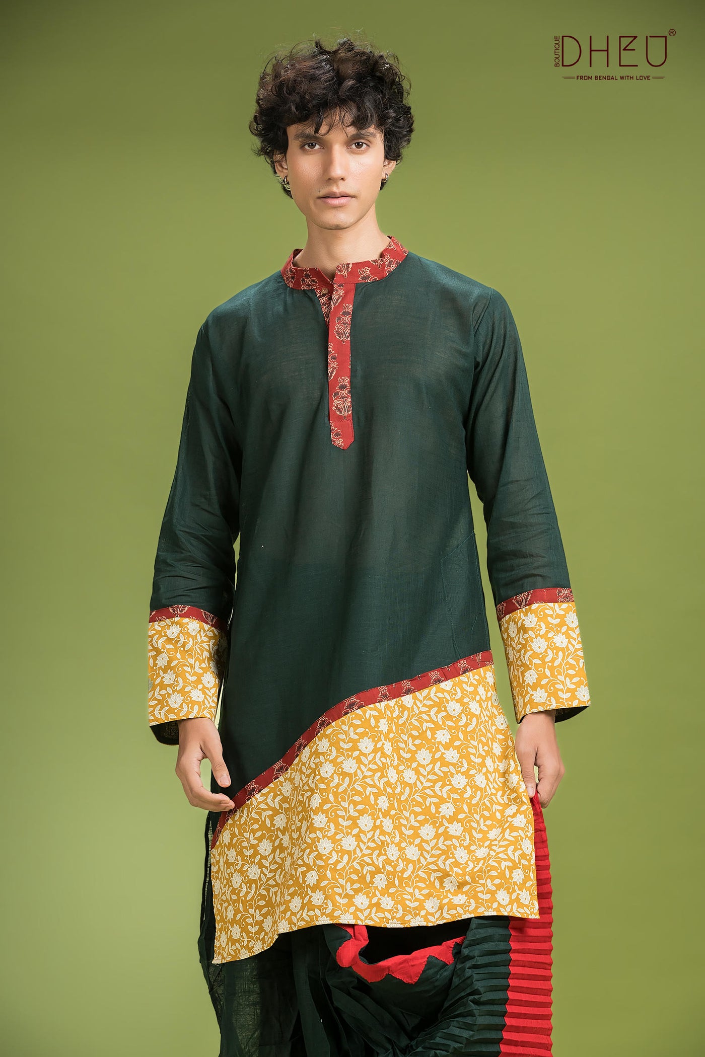 Exclusive Designer Kurta Dhoti(Optional) Set