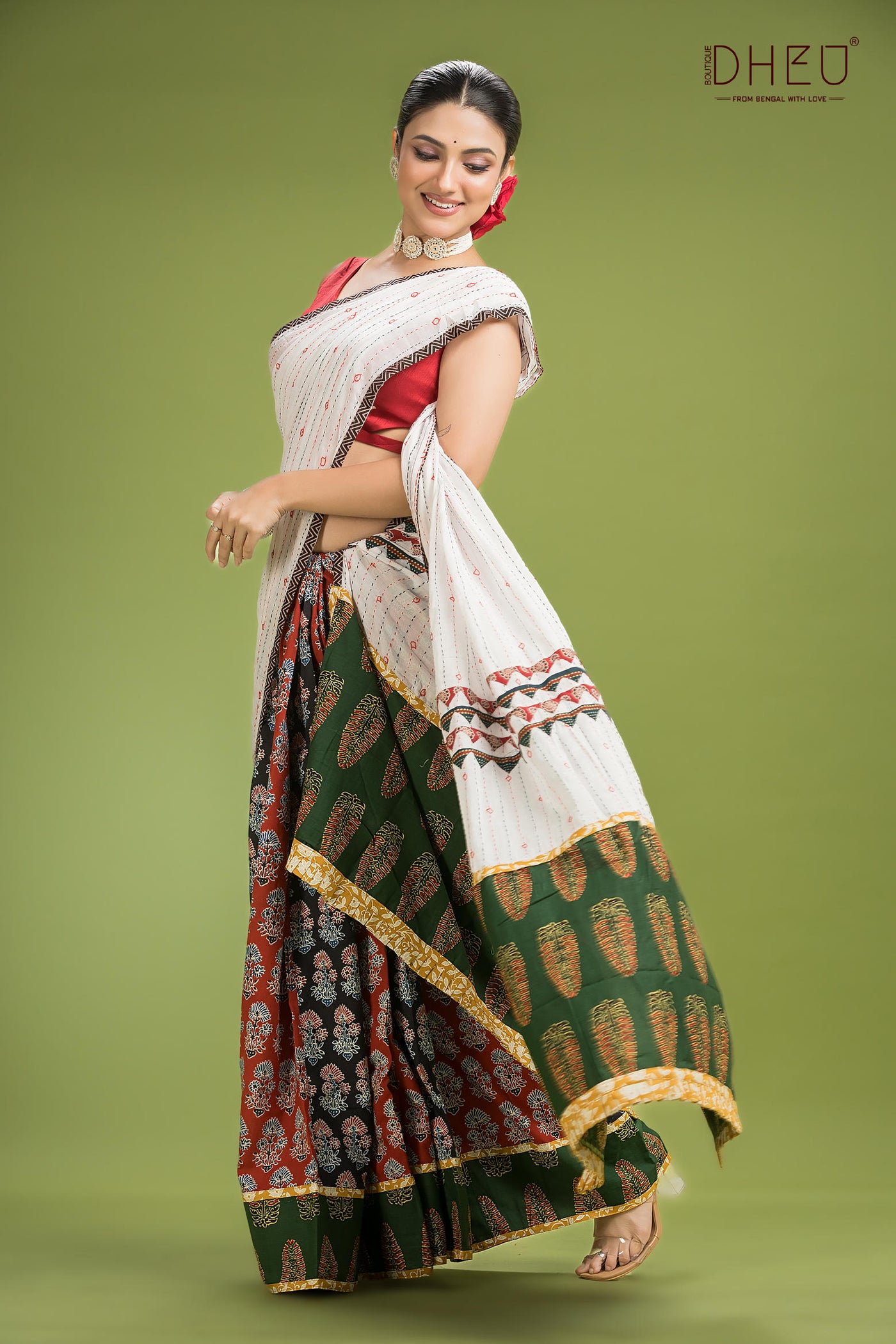 Exclusive Designer Mekhela Sador