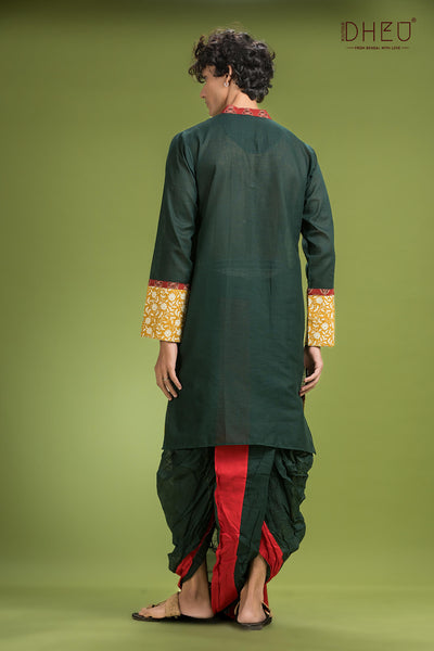 Exclusive Designer Kurta Dhoti(Optional) Set