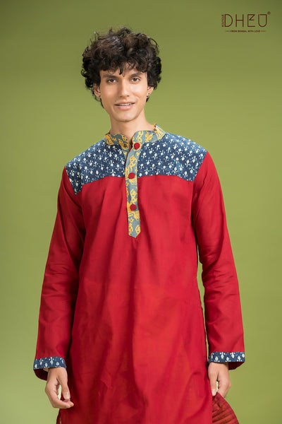 Exclusive Designer Kurta Dhoti(Optional) Set