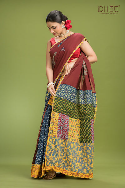 Dheu Exclusive Mekhela & Kurta Couple Set