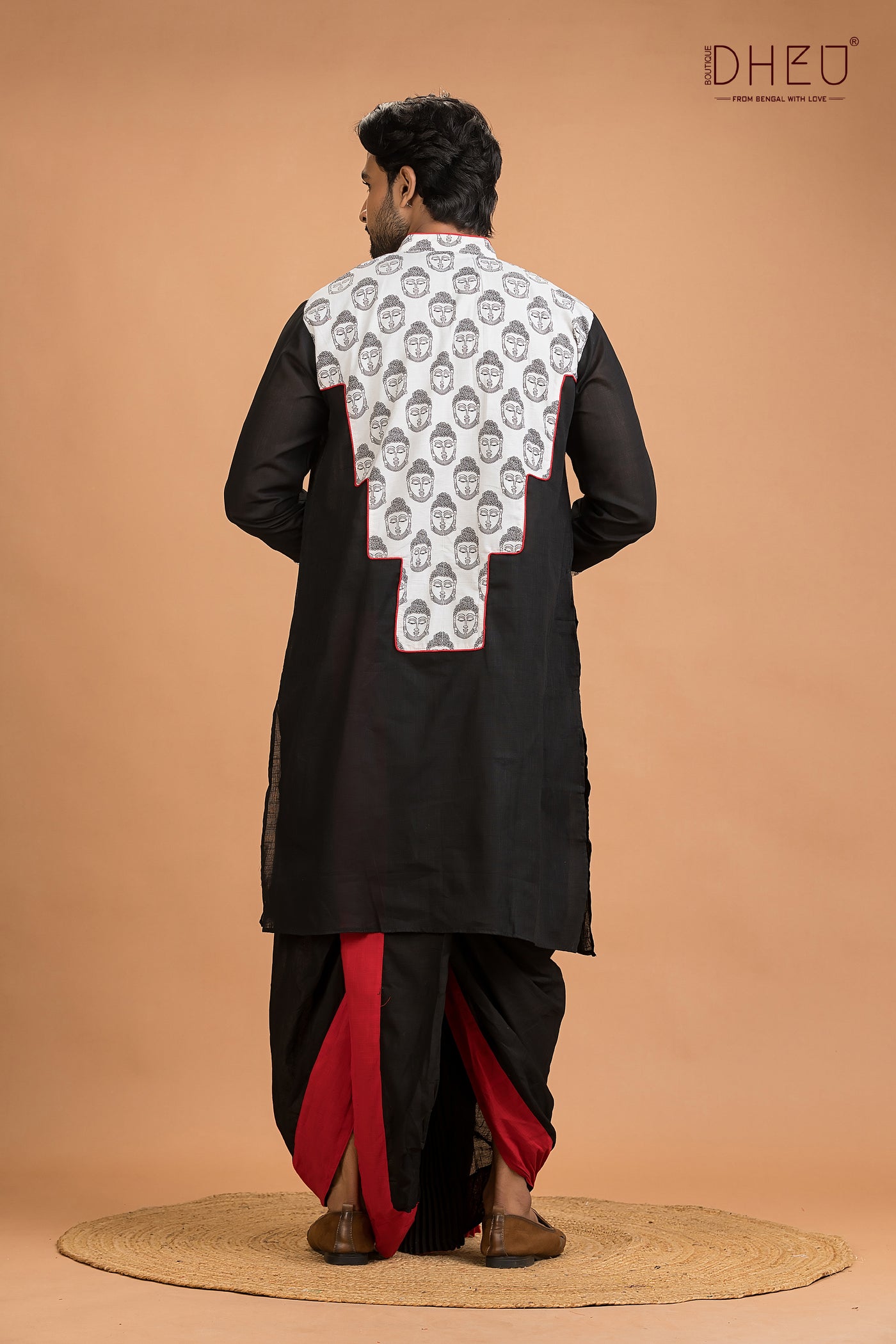 Dheu Exclusive Designer Kurta Dhoti(Optional) Set